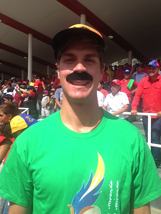 Me as Maduro mustache